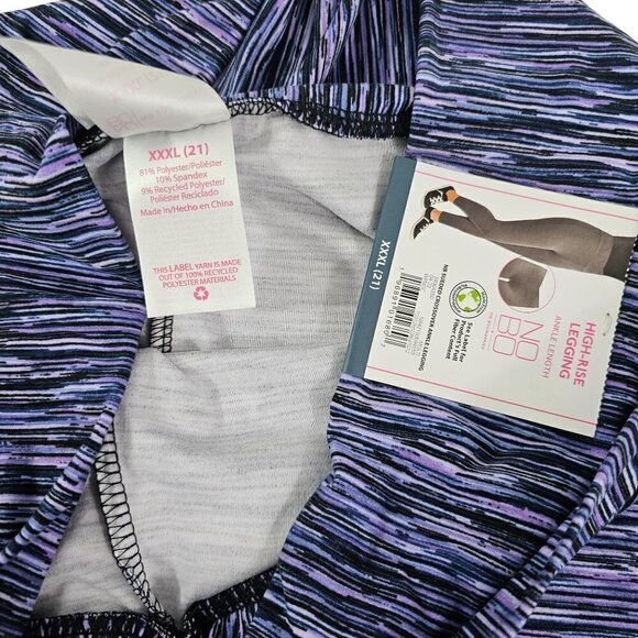 No Boundaries Sueded Crossover Waist Purple NOBO Junior Ankle Leggings - NWT - Picture 15 of 16
